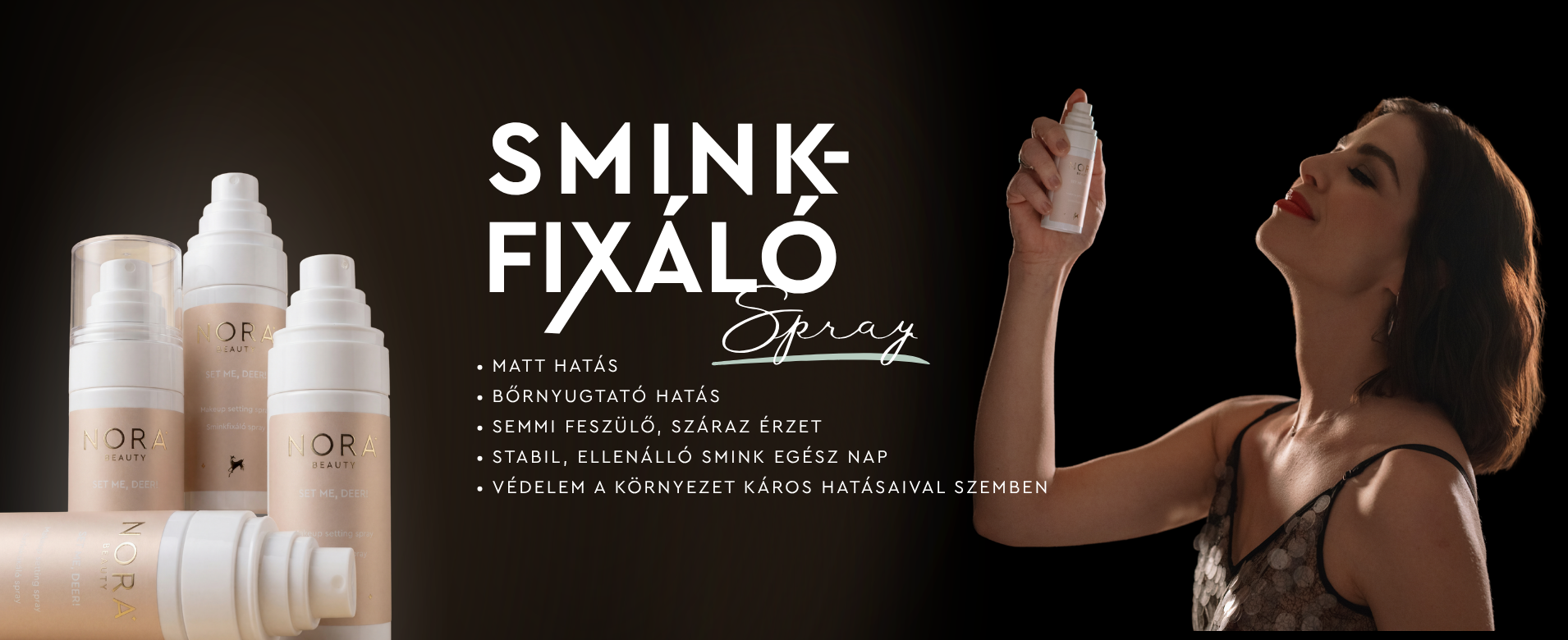 Nora Beauty Sminkfixáló spray