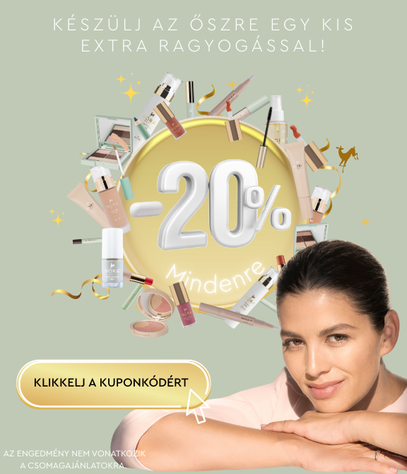 20% kedvezmény minden vásárlásra